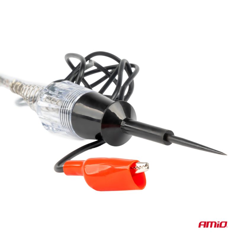 Tester napätia s krokosvorkou 6-12V AMiO-04272 – Obrázok 5