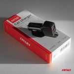 Nabíjačka do auta QC+PD 20W USB-A + USB-C AMiO-04282 – Obrázok 3