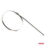 Nerezové sťahovacie pásky 4,6x400mm 100 ks AMiO-04325 – Obrázok 2