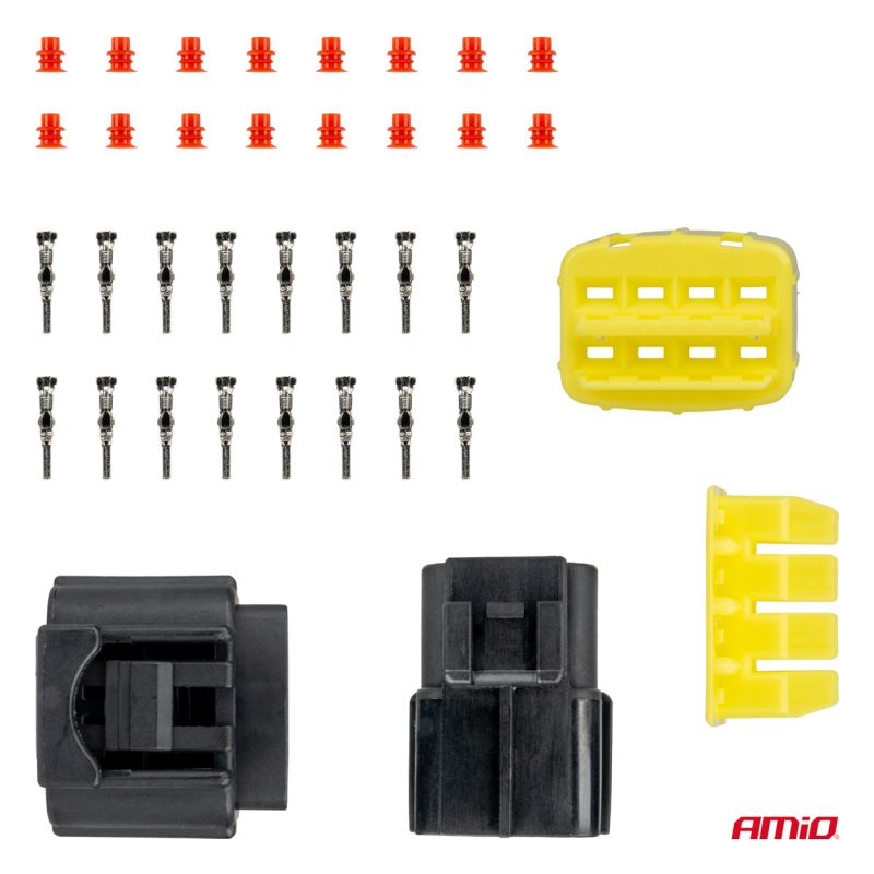 Sada elektrických konektorov vodotesných 8 PIN 2,2 mm AMiO-04350 – Obrázok 3