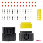 Sada elektrických konektorov vodotesných 12 PIN 2,2 mm AMiO-04352 – Obrázok 3
