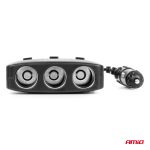 Predlžovacia zásuvka 2x USB-A ON/OFF LED 12/24V 100W 70cm AMiO-04363 – Obrázok 4