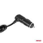 Predlžovacia zásuvka 2x USB-A ON/OFF LED 12/24V 100W 70cm AMiO-04363 – Obrázok 5