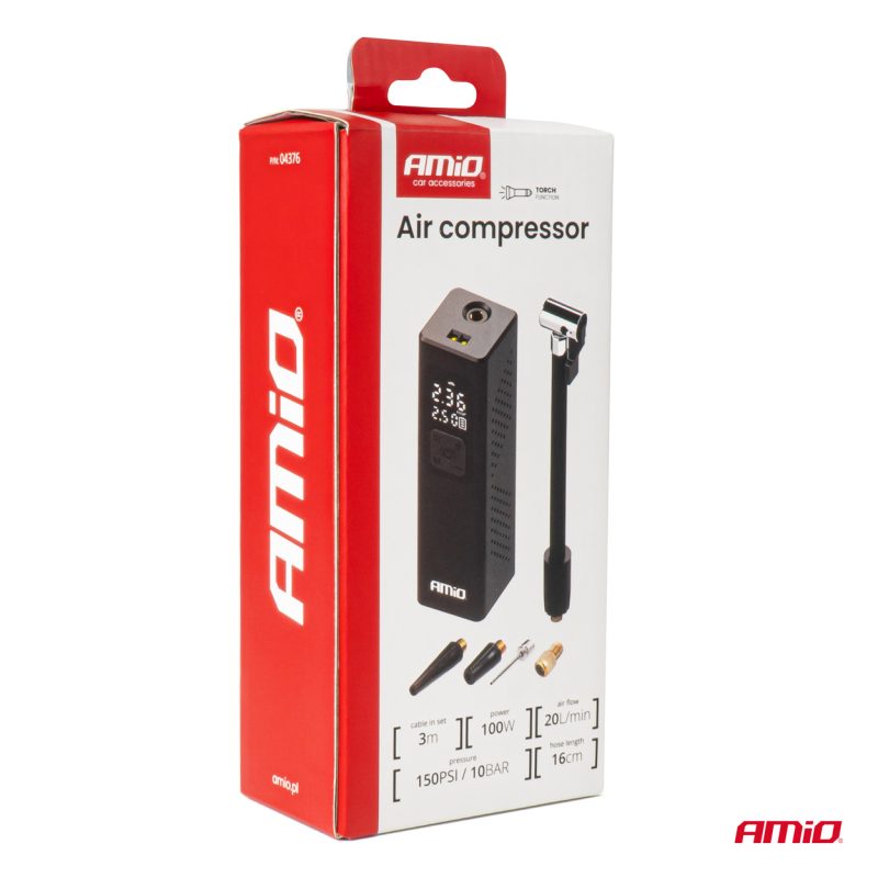 Digitálny kompresor LED 100W AMiO-04376 – Obrázok 14