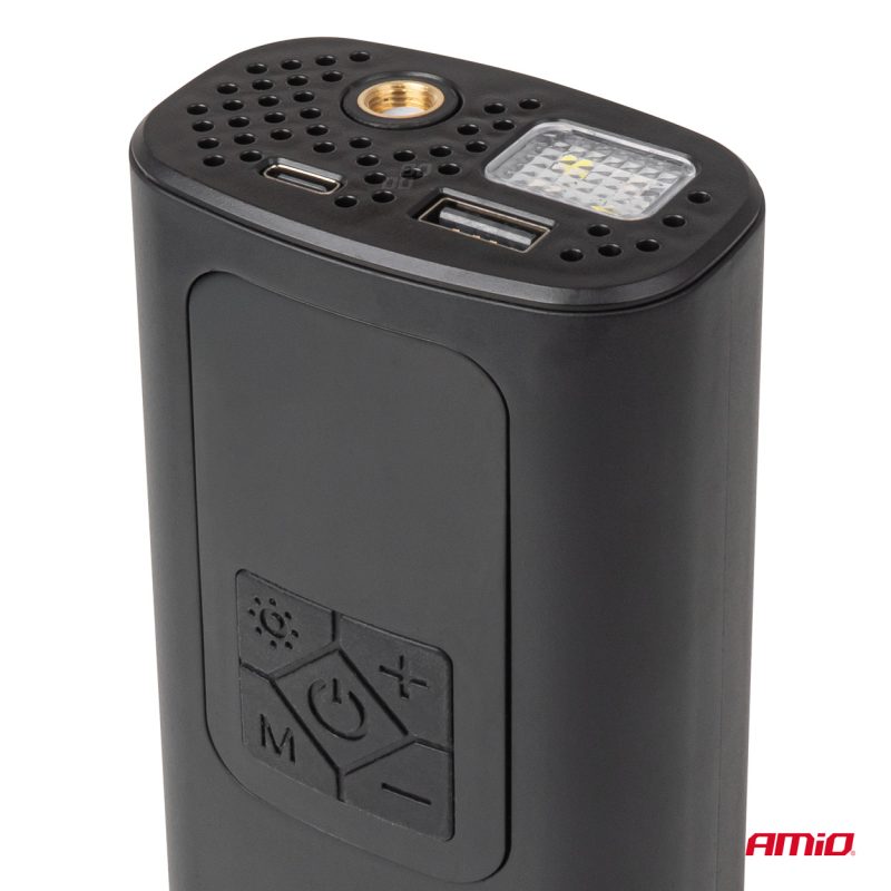 Bezdrôtový vzduchový kompresor LED USB-C 40W AMiO-04377 – Obrázok 7