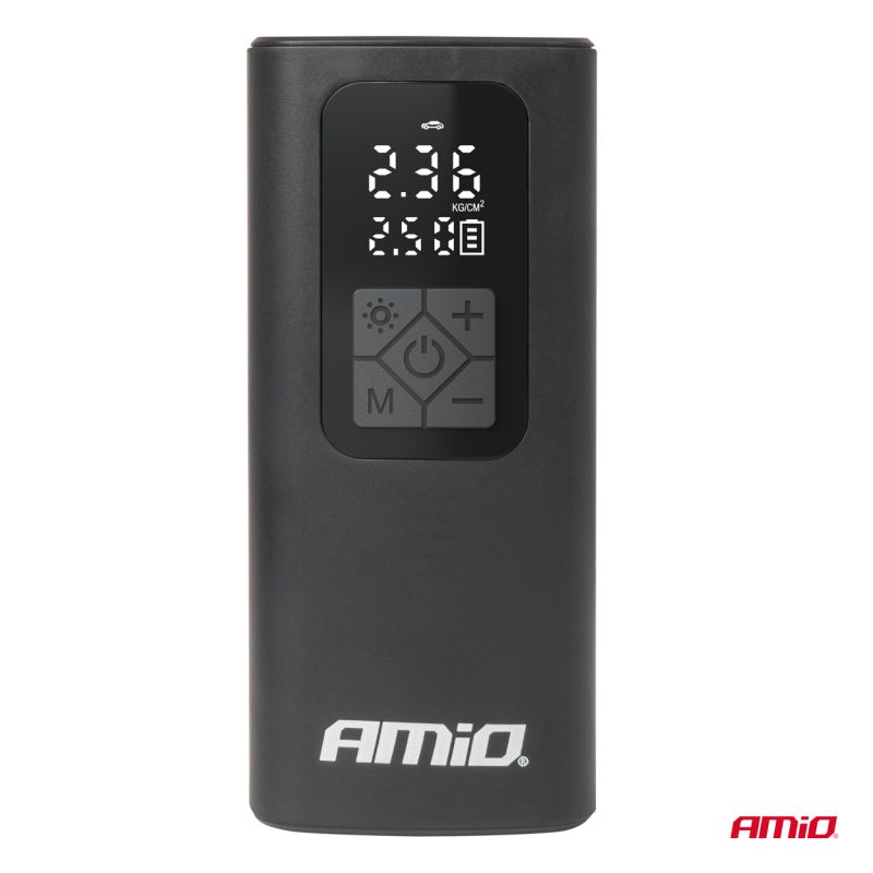 Bezdrôtový vzduchový kompresor LED USB-C 40W AMiO-04377 – Obrázok 9