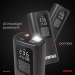 Bezdrôtový vzduchový kompresor LED USB-C 40W AMiO-04377 – Obrázok 2