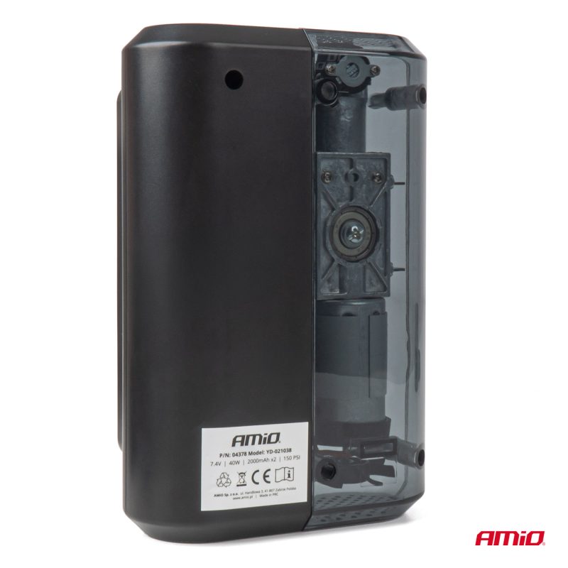 Bezdrôtový vzduchový kompresor LED USB-C 40W AMiO-04378 – Obrázok 10