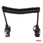 Špirálový kábel TIR 2x 15 PIN 5m 24V AMIO-04382 – Obrázok 2