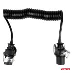 Špirálový kábel TIR 2x 7 PIN typ EBS 5m 24V AMIO-04383 – Obrázok 2