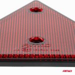 Červený výstražný reflexný trojúholník AMiO-04384 – Obrázok 2