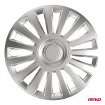 Puklice Luxury 15” strieborná sada 4ks COLOR BOX – Obrázok 2