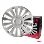 Puklice Luxury 15” strieborná sada 4ks COLOR BOX – Obrázok 3