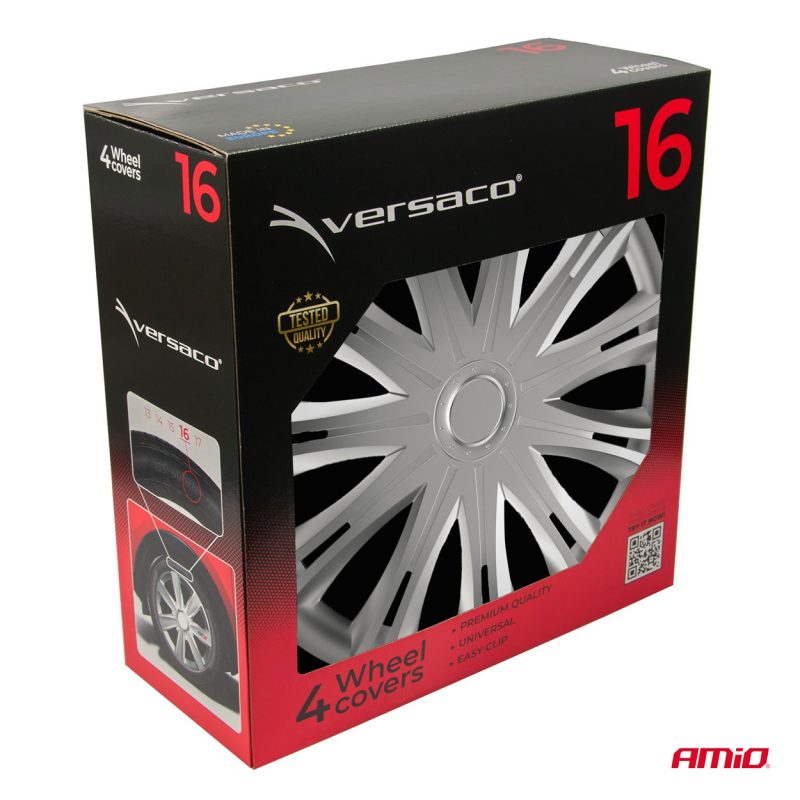 Puklice Spark 16” strieborná sada 4ks COLOR BOX – Obrázok 4