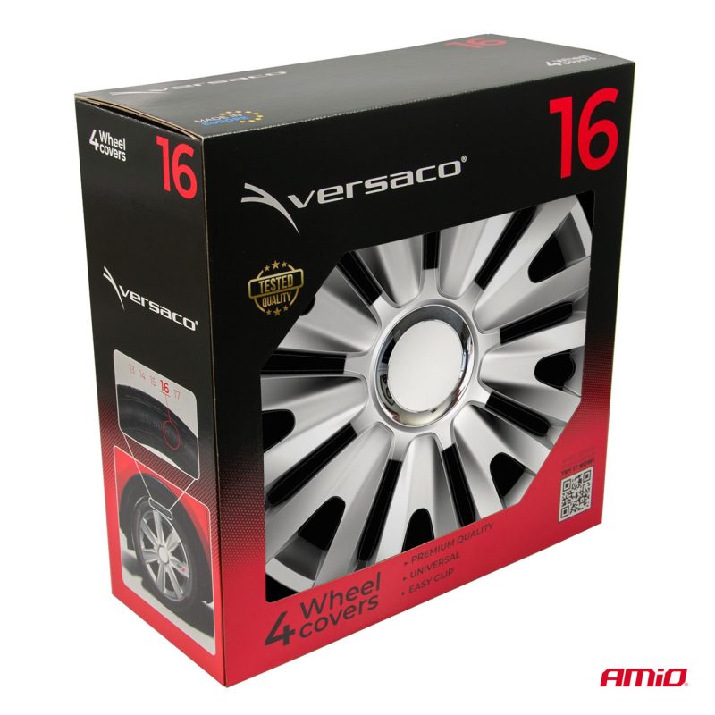 Puklice Royal 16” strieborná sada 4ks COLOR BOX – Obrázok 4