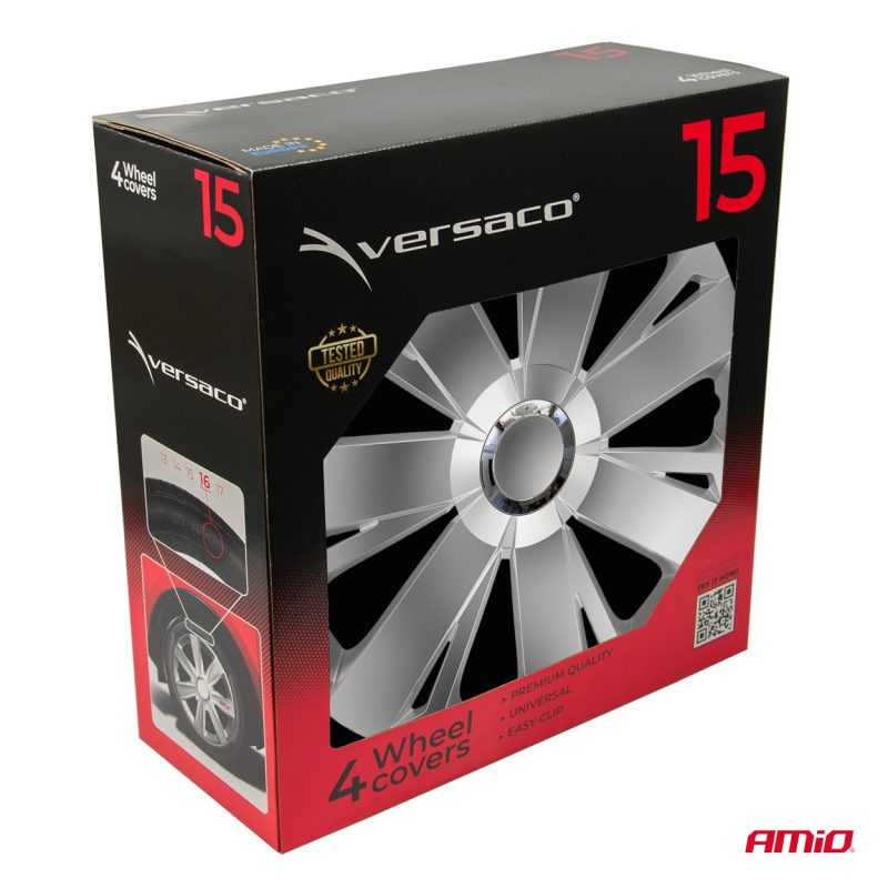Puklice Energy 15” strieborná sada 4ks COLOR BOX – Obrázok 4