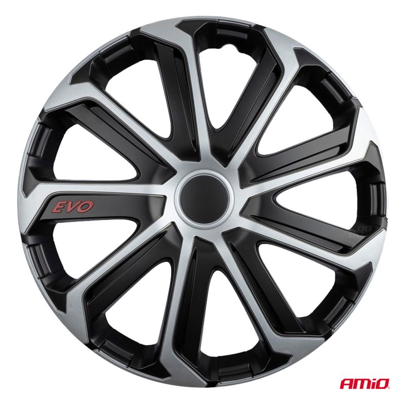 Puklice Evo 16" čierno - strieborná sada 4ks COLOR BOX – Obrázok 2