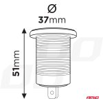 Nabíjačka 2xUSB 12/24V MOD-05 AMiO-02855 – Obrázok 4