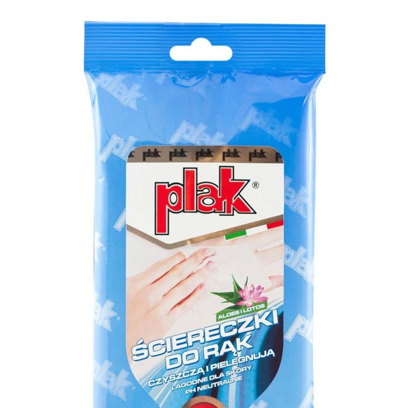 PLAK utierky na ruky – aloe a lotos 24ks – Obrázok 2