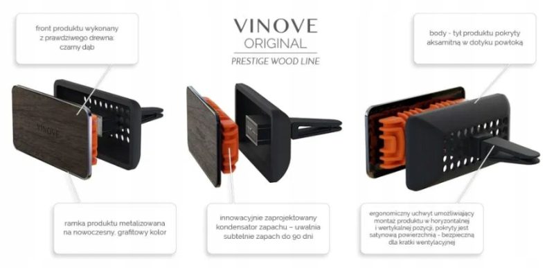 Osviežovač vzduchu do auta VINOVE MIAMI ORIGINAL – Obrázok 2