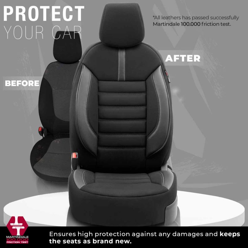 Sada autopoťahov OTOM LIMITED 102 BLACK/GREY 3-ZIP – Obrázok 6