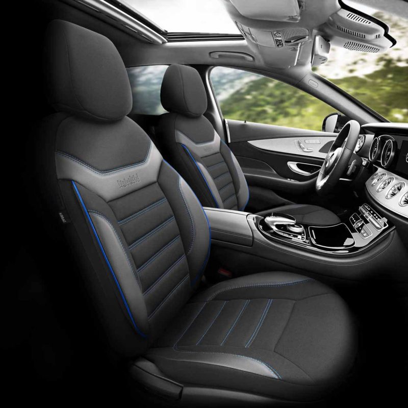 Sada autopoťahov OTOM INDIVIDUAL 203 BLACK/BLUE 3-ZIP – Obrázok 2