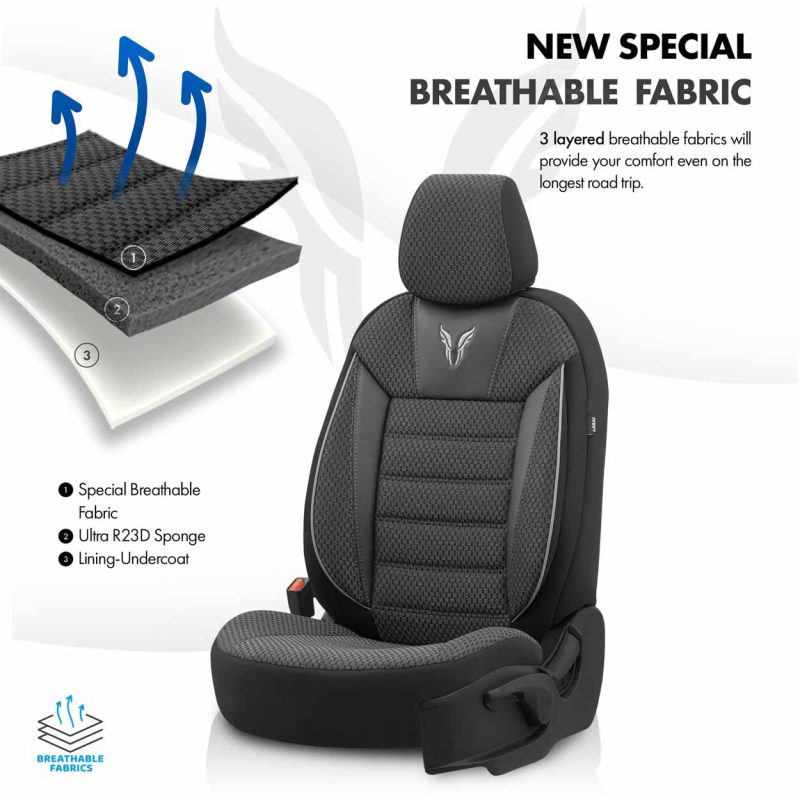 Sada autopoťahov OTOM TORO 902 BLACK/SMOKED NZ – Obrázok 3