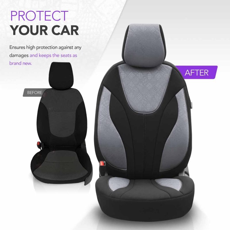 Sada autopoťahov OTOM RUBY 1202 GREY/BLACK 3-ZIP – Obrázok 7