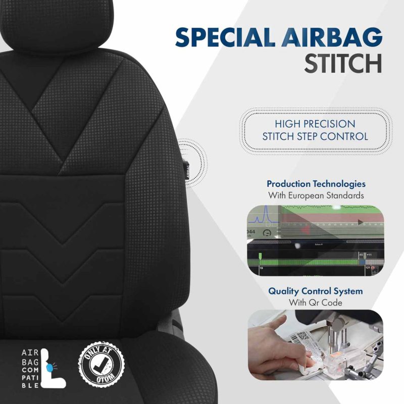 Sada autopoťahov OTOM TEMPO 1501 BLACK NZ – Obrázok 4
