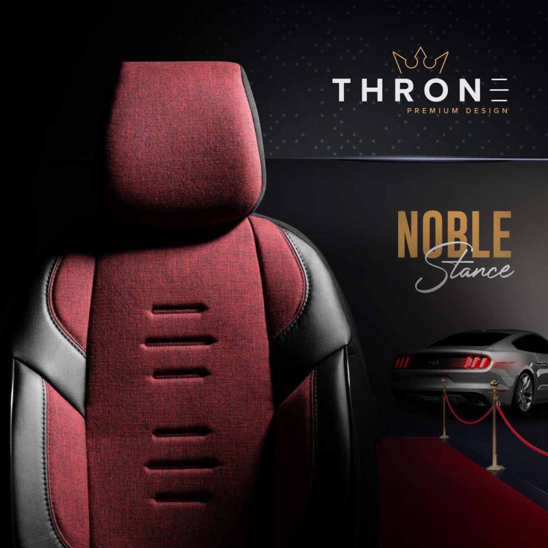 Sada autopoťahov OTOM THRONE 103 RED 3-ZIP – Obrázok 10