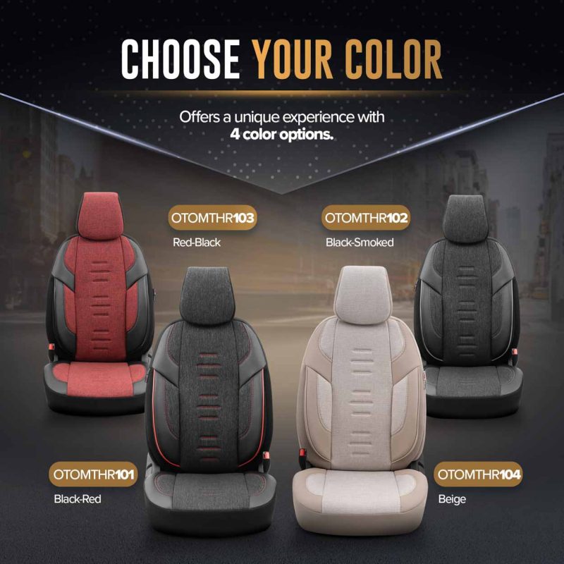 Sada autopoťahov OTOM THRONE 103 RED 3-ZIP – Obrázok 8