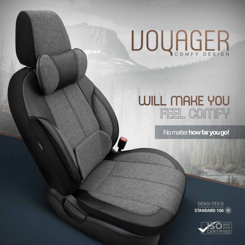 Sada autopoťahov OTOM VOYAGER 102 SMOKED 3-ZIP – Obrázok 2