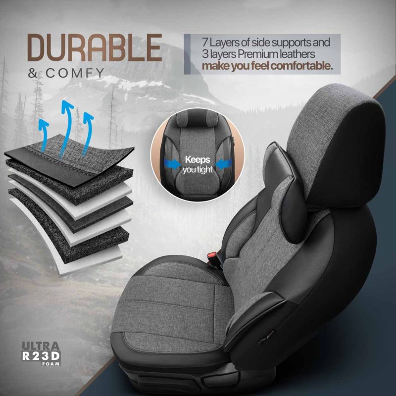 Sada autopoťahov OTOM VOYAGER 102 SMOKED 3-ZIP – Obrázok 4