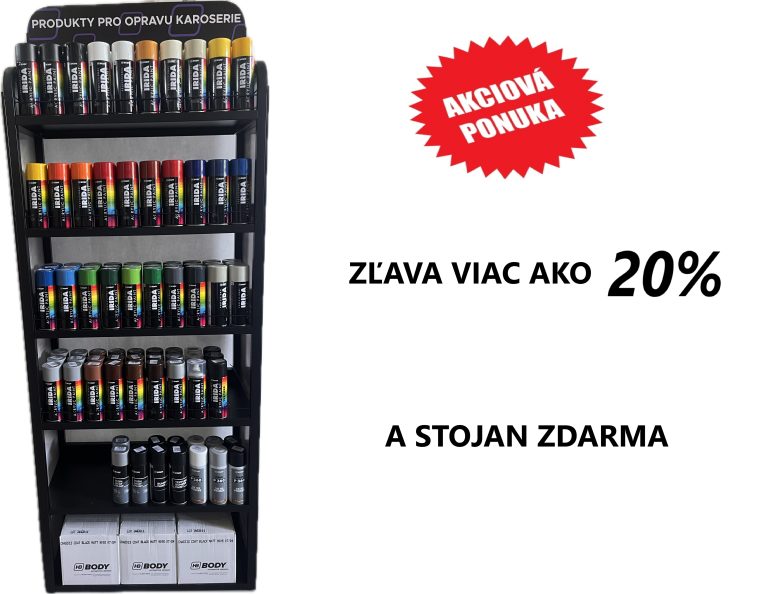 AKCIOVÝ STOJAN HB BODY IRIDA RAL SPREJOV