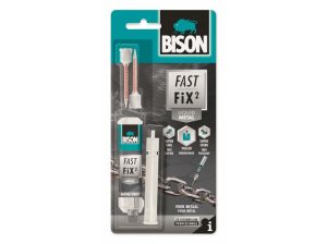 BISON FAST FIX METAL  dvojzložkové lepidlo na extrémne opravy na kov 10 g