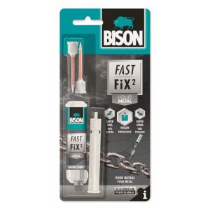 BISON FAST FIX METAL dvojzložkové lepidlo na extrémne opravy na kov 10 g