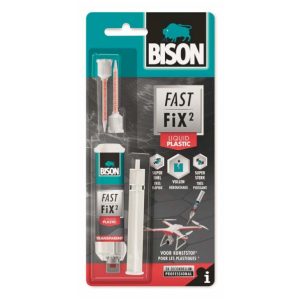 BISON FAST FIX PLASTIC dvojzložkové lepidlo na extrémne opravy na plasty 10 g