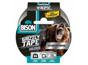BISON GRIZZLY TAPE 10 m extrémne silná lepiaca páska strieborná