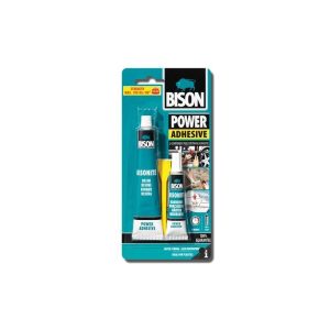 BISON POWER ADHASIVE 65ML - dvojzložkové polyuretánové lepidlo pre extrémne pevné spoje