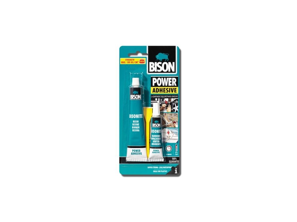 BISON POWER ADHASIVE 65ML - dvojzložkové polyuretánové lepidlo pre extrémne pevné spoje BISON POWER ADHASIVE 65ML - dvojzložkové polyuretánové lepidlo pre extrémne pevné spoje