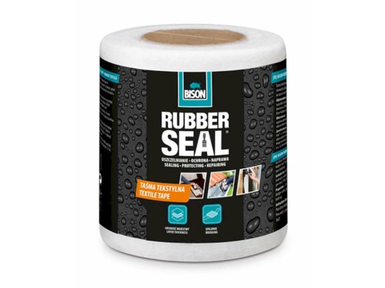 BISON RUBBER SEAL Textilná páska 10 cm x 10 m