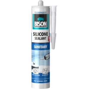 BISON SILICONE SANITÁRNY TRANSPARETNÝ silikónový tmel 280 ml