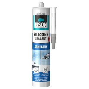 BISON SILICONE SANITARY sanitárny tmel ŠEDÝ 280 ml