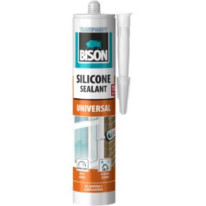BISON SILICONE UNIVERSAL TRANSPARETNÝ silikónový tmel 280 ml