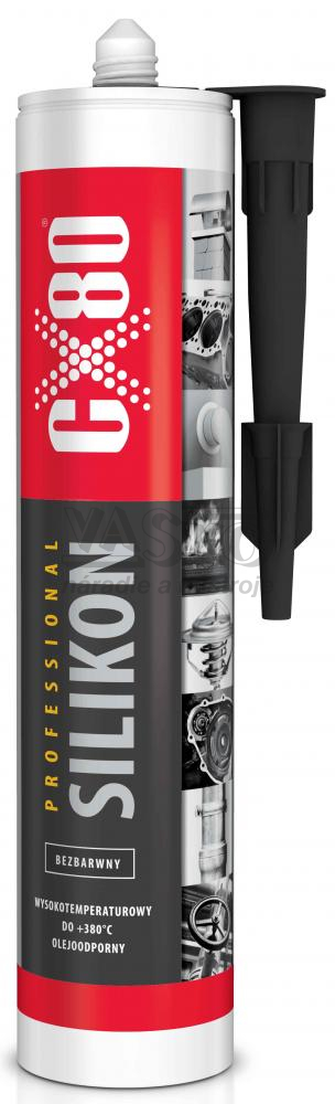 CX80 Professional silikon - vysokotepelne odolný tmel do 380°C