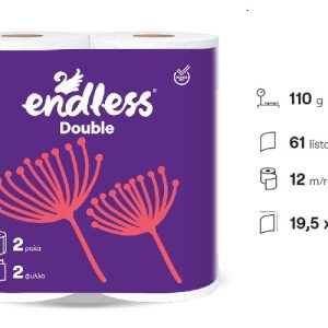 Endless 2 vrstvová papierová utierka 2ks v balení