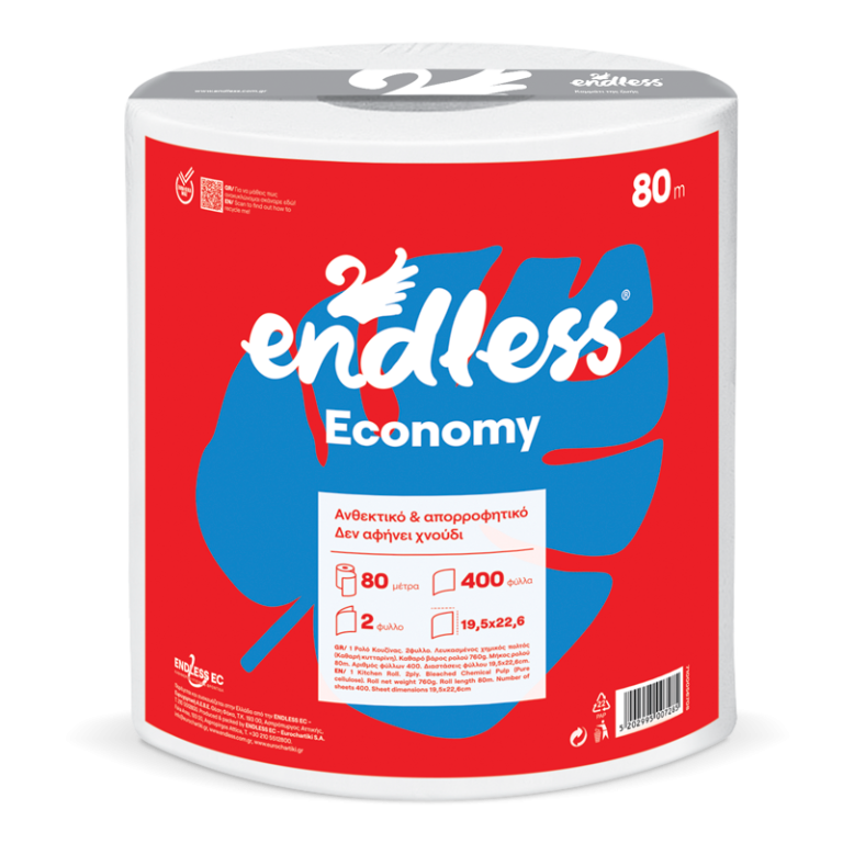 Endless ECONOMY 2 vrstvová papierová utierka