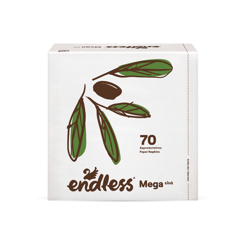 Endless Mega Papierkové obrúsky biele Endless Mega Papierkové obrúsky biele
