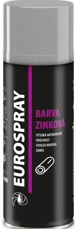 Eurospray AC703 zinkový strieborný sprej 400ml
