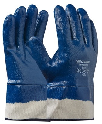 Gebol Pracovné rukavice BLUE NITRIL č.10